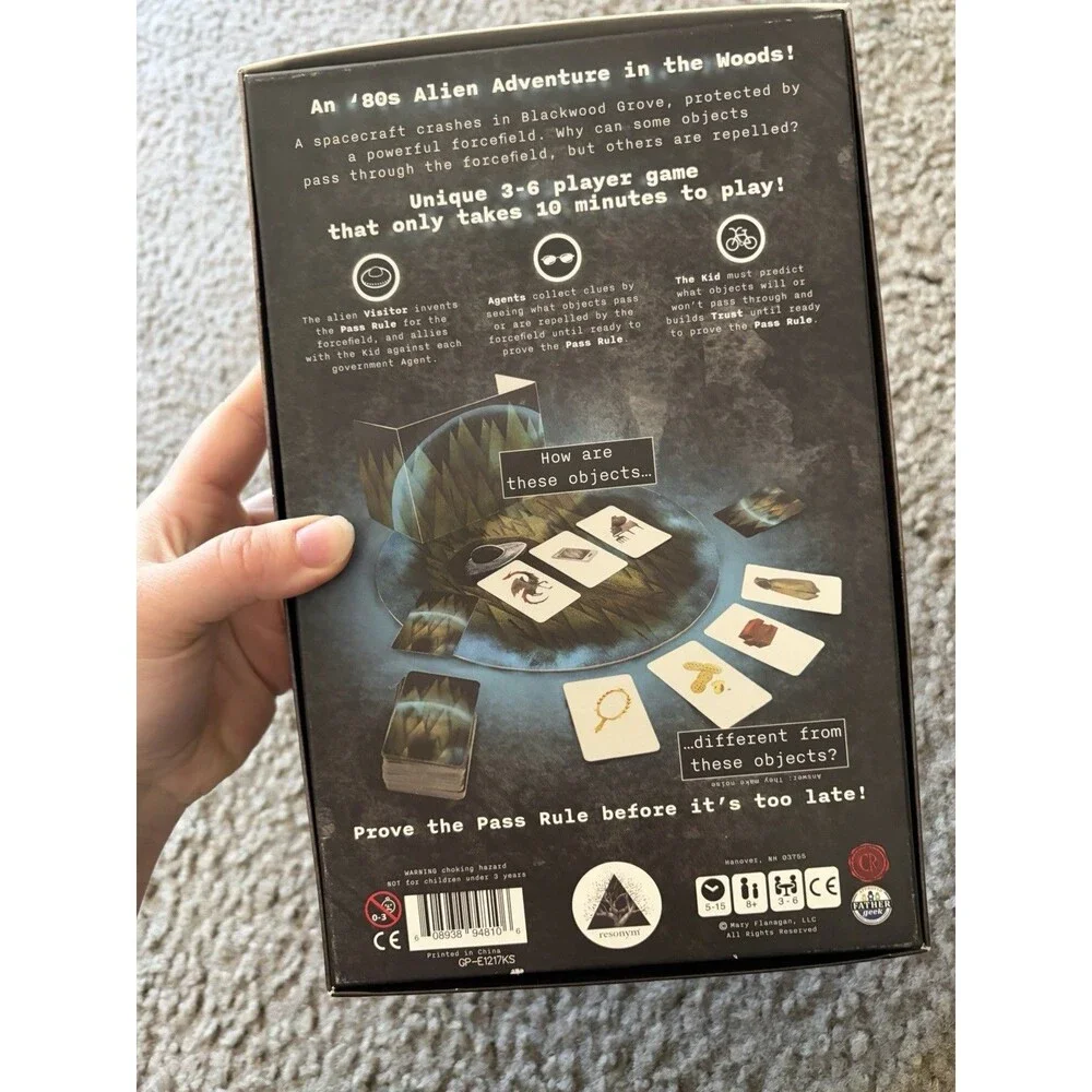 Visitor in Blackwood Grove board game by Resonym, excellent condition